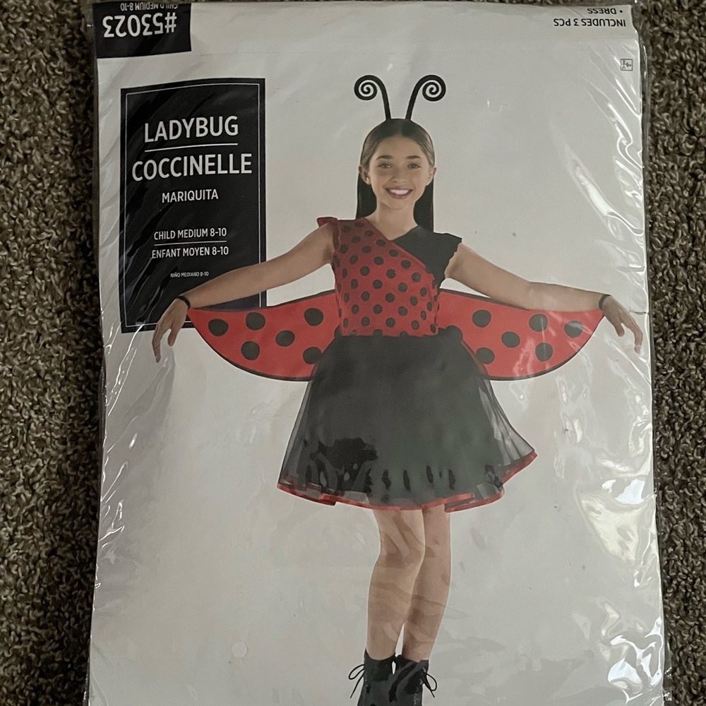 Girls Ladybug costume